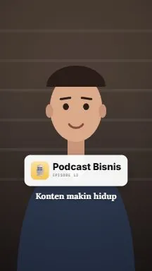 Pratinjau gaya Podcast Serif